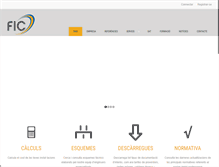 Tablet Screenshot of fic-grup.com